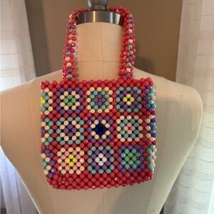 Colorful Beaded Women's Bag